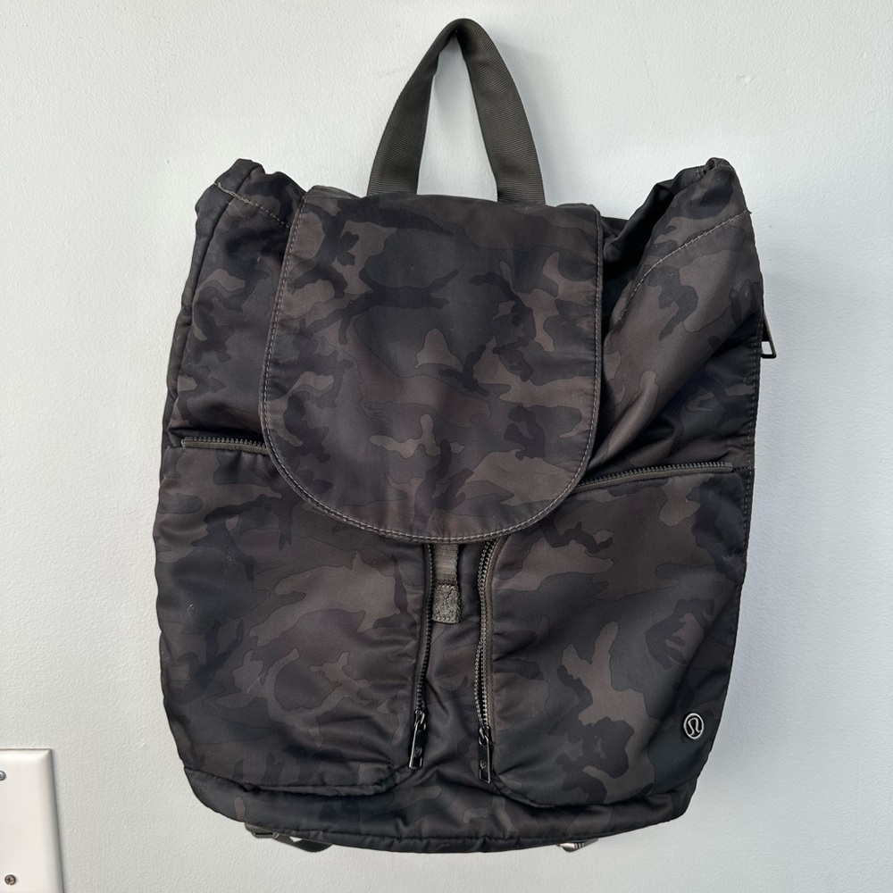 lululemon athletica Black Camo Backpack
